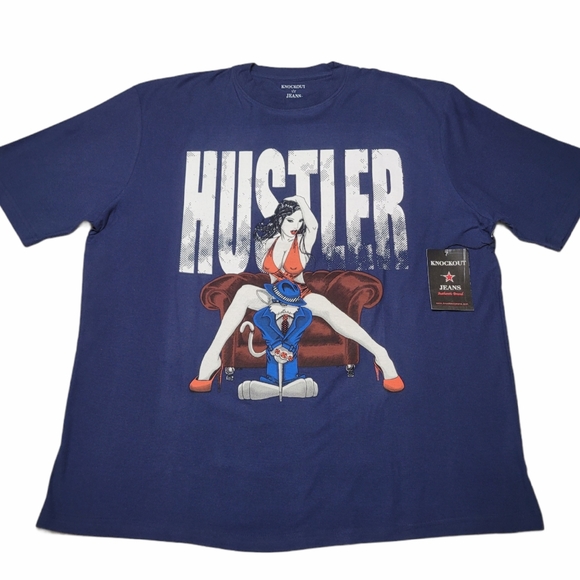 Men's Knockout Jeans Hustler T-Shirt NWT 2X - Picture 2 of 6
